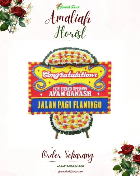 Sewa Papan Bunga Sebandung